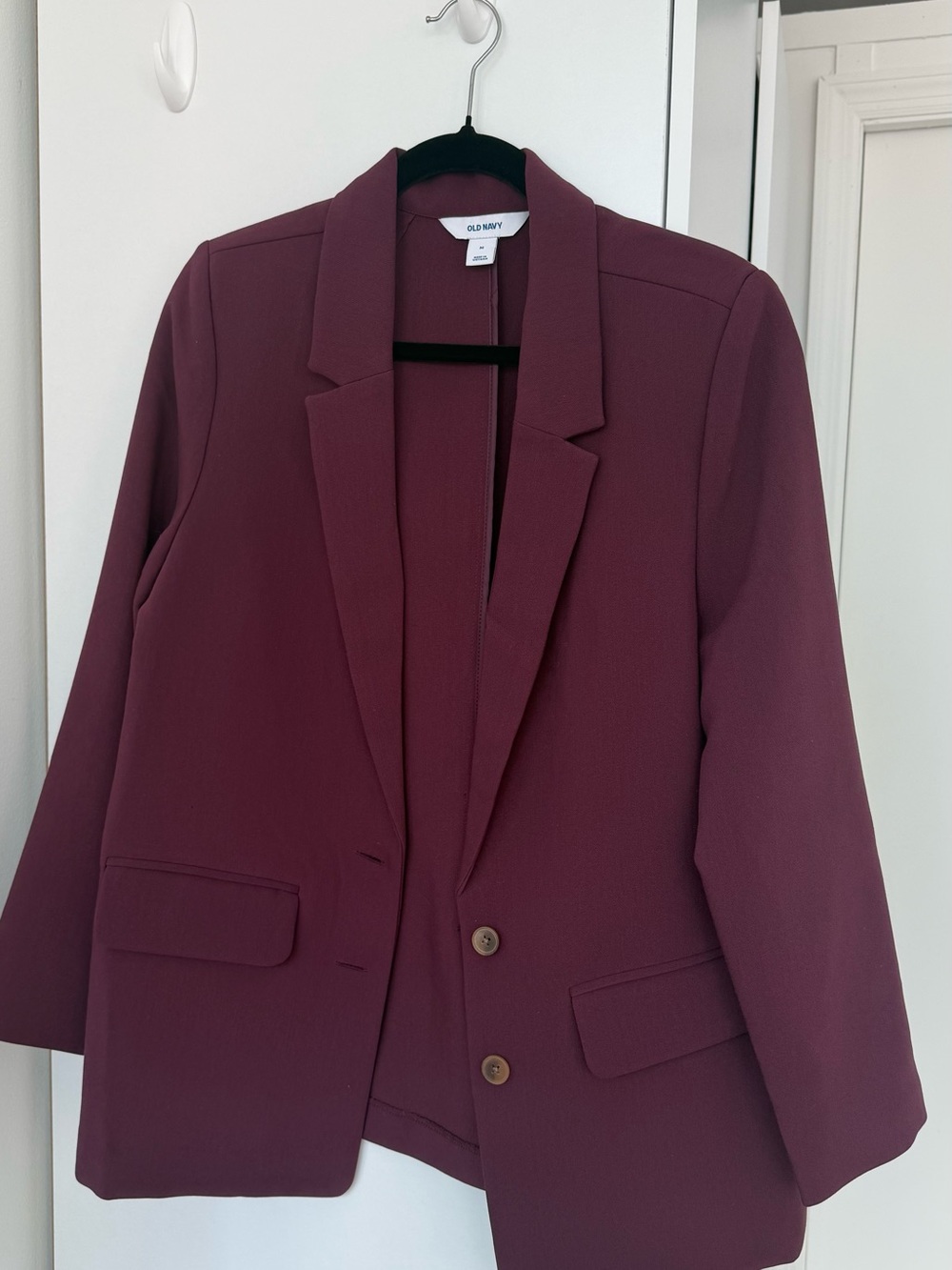 Old Navy Plum Single-Breasted Blazer